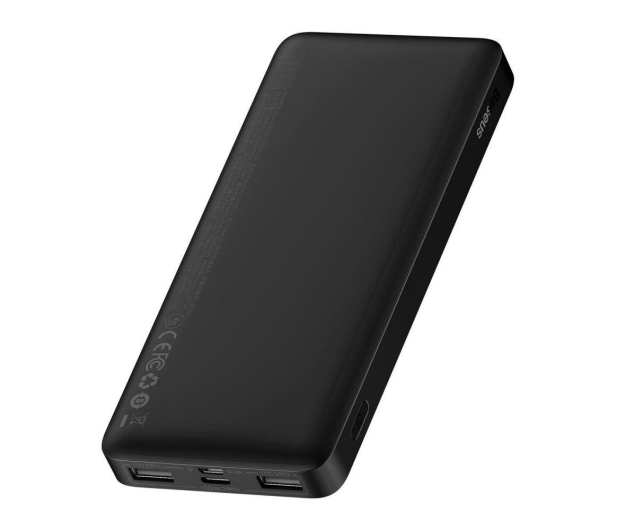Baseus Bipow 10000mAh, 2xUSB, USB-C, 15W (czarny) - 711348 - zdjęcie 3